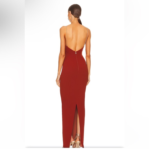 Nookie NWT Lexi Chain Gown in Rust Size Small - Picture 3 of 6